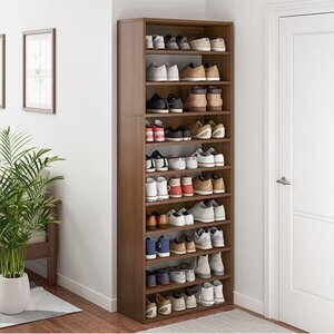 Tủ giày gỗ MDF dáng cao nhiều ngăn tiện dụng AG12