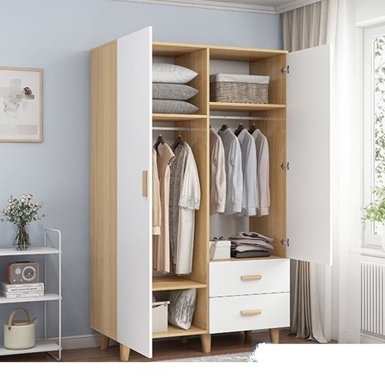 Tủ quần áo bằng gỗ công nghiệp thiết kế hiện đại AG-5205