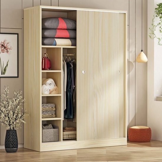 Tủ quần áo cánh lùa gỗ công nghiệp AG-5225