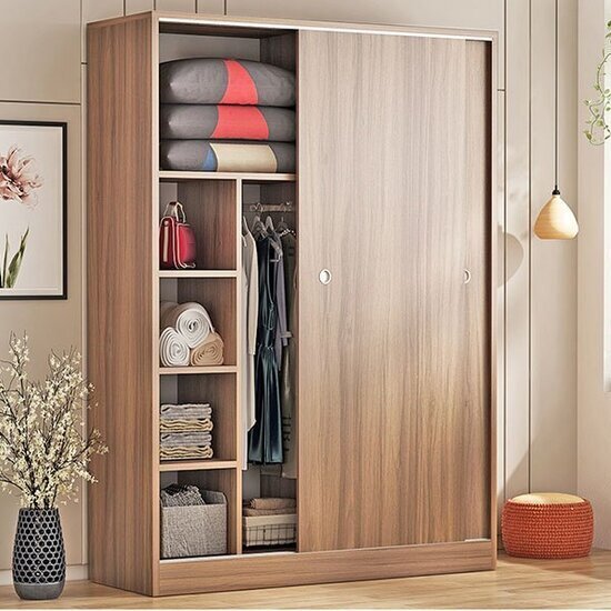 Tủ quần áo cánh lùa gỗ công nghiệp AG-5225