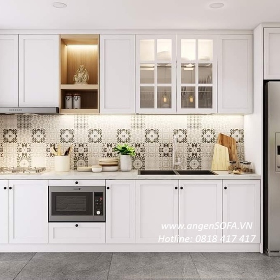 Tủ bếp giá rẽ thiết kế đa năng AG50