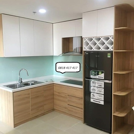 Tủ bếp giá rẽ thiết kế đa năng AG43