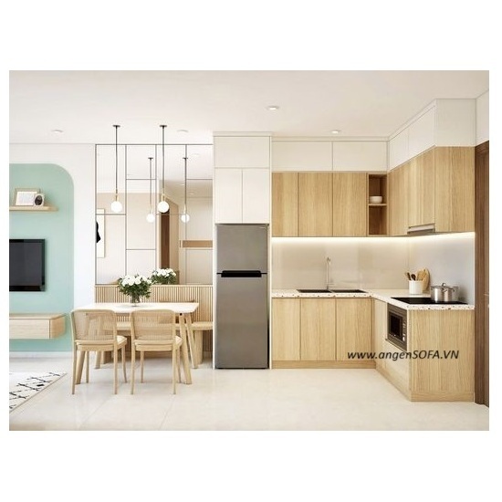 Tủ bếp giá rẽ thiết kế đa năng AG42