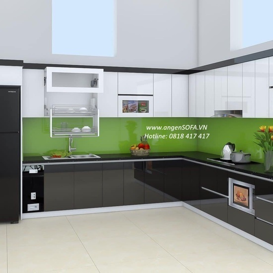 Tủ bếp giá rẽ thiết kế đa năng AG46