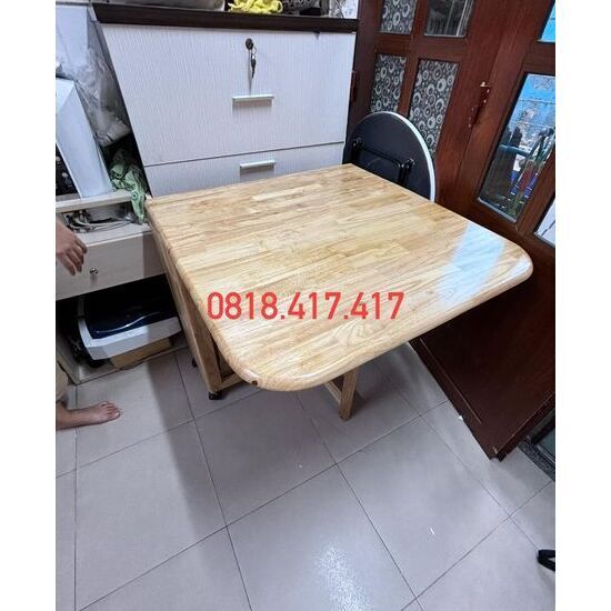 Bàn Ăn Thông Minh Xếp Gọn Gỗ Tự Nhiên 4 Ghế Đẹp Giá Rẻ