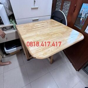 Bàn Ăn Thông Minh Xếp Gọn Gỗ Tự Nhiên 4 Ghế Đẹp Giá Rẻ
