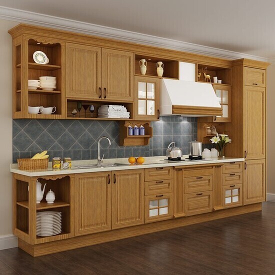 Mẫu Tủ Bếp Thẳng Hiện Đại AG 021