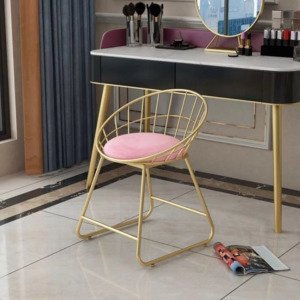 Ghế cafe sắt mạ vàng G19