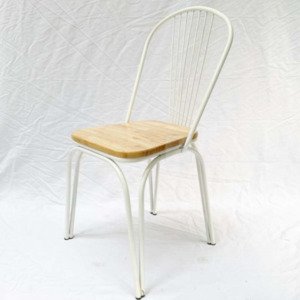 Ghế sắt mặt gỗ AG23