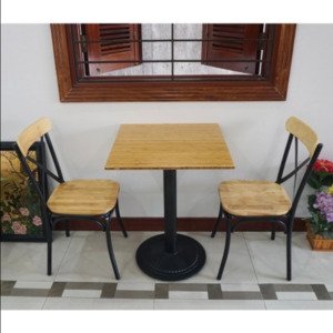 Ghế Bistro mặt gỗ khung sắt AG25