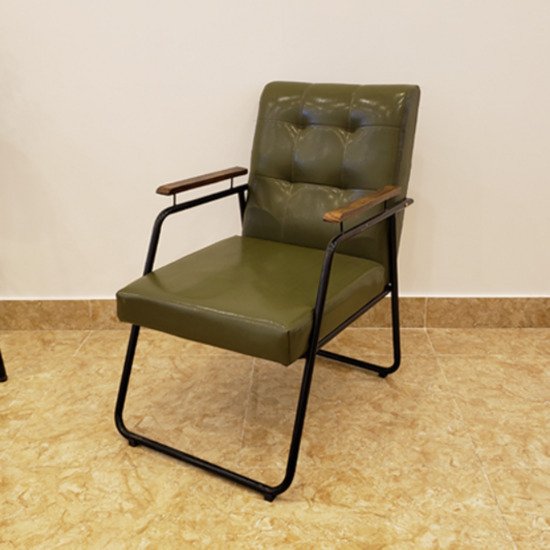 Ghế sofa đơn cafe chân sắt AG26