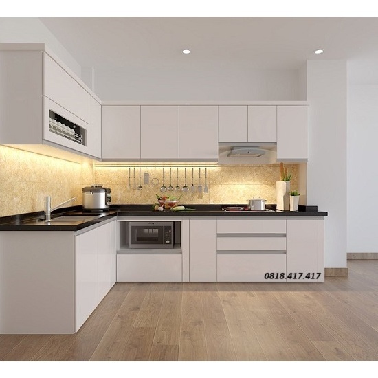 Tủ bếp giá rẽ thiết kế đa năng AG09