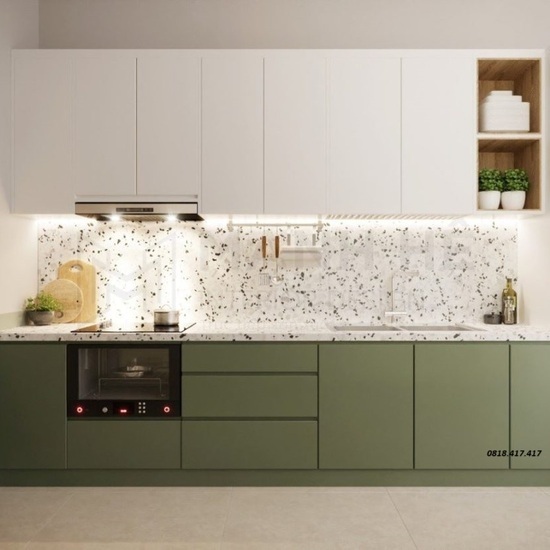 Tủ bếp giá rẽ thiết kế đa năng AG06