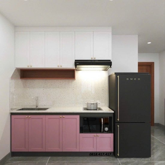 Tủ bếp giá rẽ thiết kế đa năng AG26