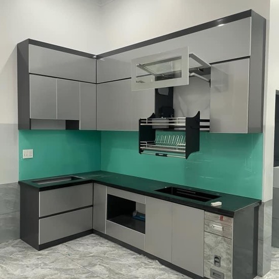 Tủ bếp giá rẽ thiết kế đa năng AG39