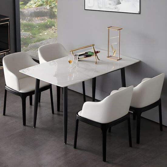 Bàn Ăn Mặt Đá 4 Ghế Grace AG-83