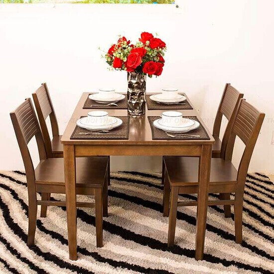 Bàn ghế ăn Cherry 4 ghế AG-95