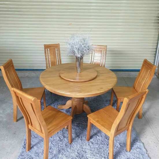 Bàn Ghế Ăn Mặt Đá 6 ghế AG-101