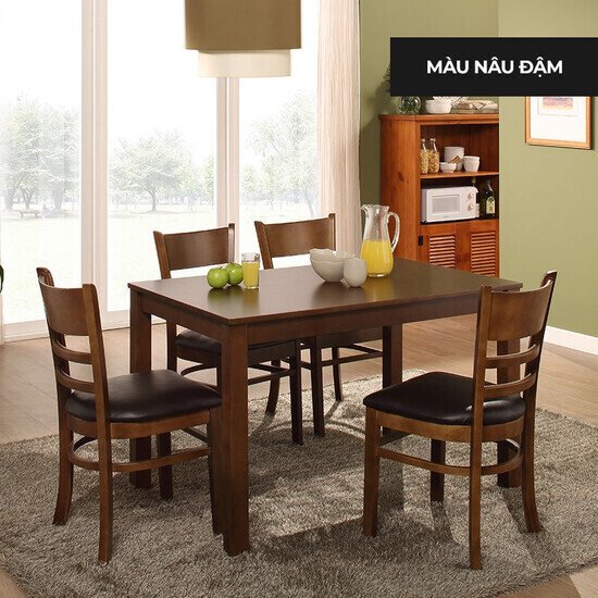 Bàn Ăn Cabin 4 Ghế