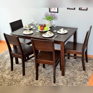 Bàn ghế ăn Cherry 4 ghế AG-95