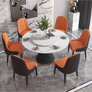 Bộ Bàn Ăn Xoay Tròn Nhập Khẩu AG-110