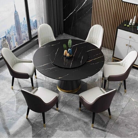 Bộ Bàn Ăn Xoay Tròn Nhập Khẩu AG-110