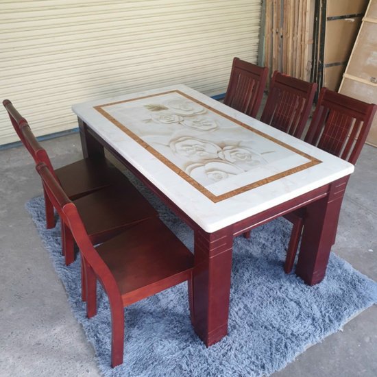 Bộ bàn ghế ăn giá rẻ ZFA09 AG-105