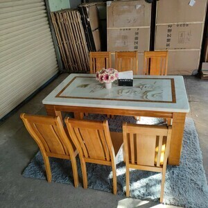 Bộ bàn ghế ăn giá rẻ ZFA09 AG-105