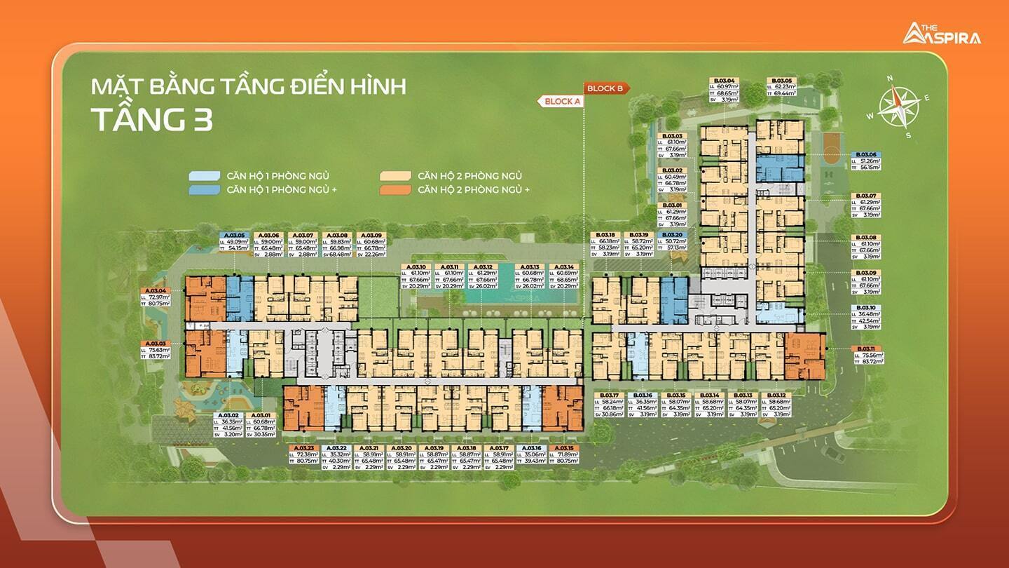 mặt bằng [the aspira]