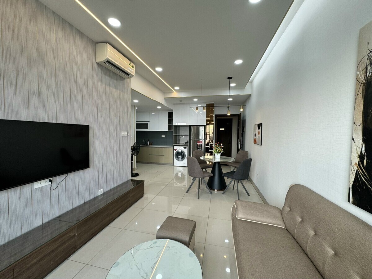 Cho thuê 1PN Nhà mới, giá 16 triệu bao phí view sông The Sun Avenue Quận 2