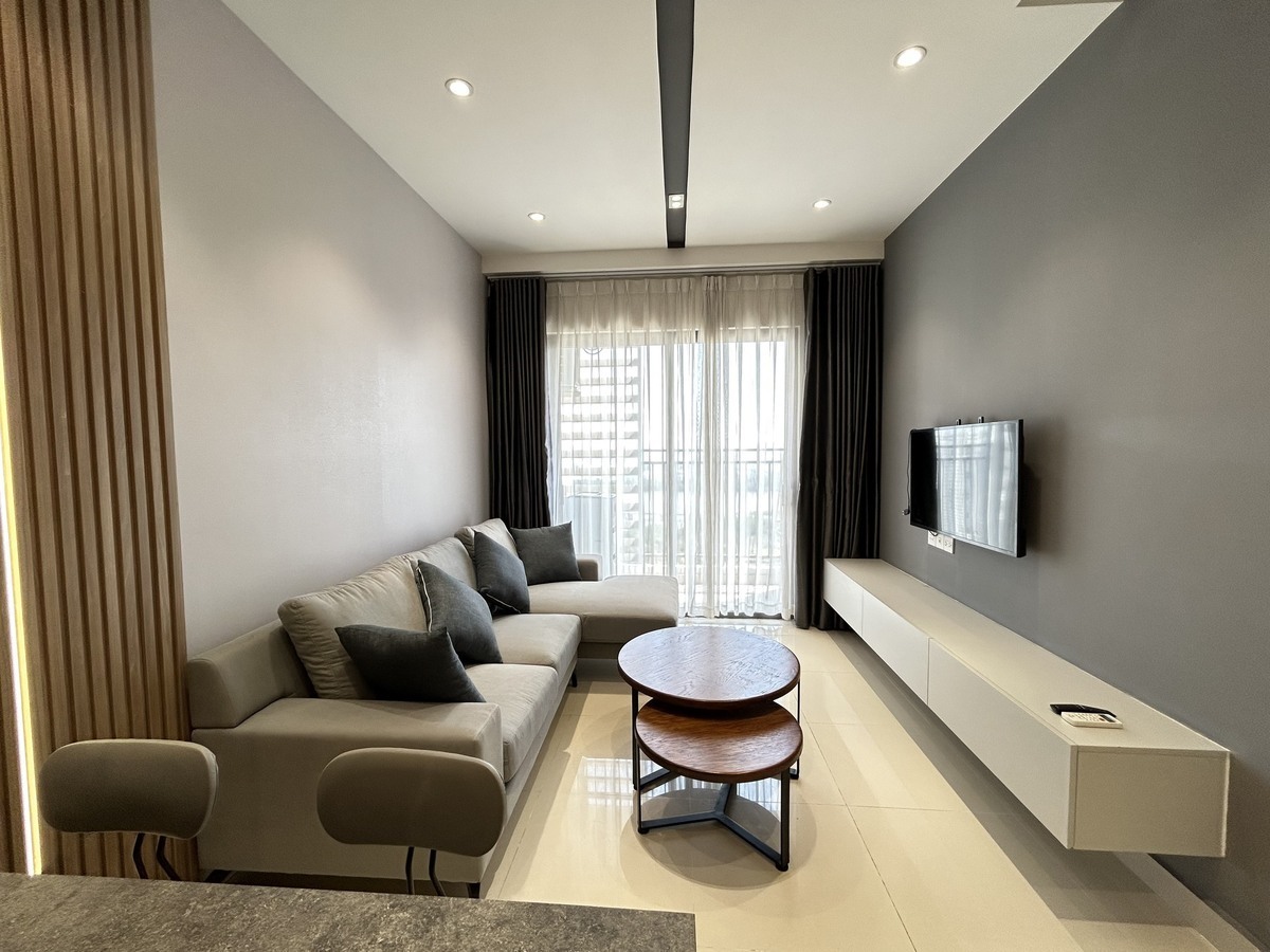Căn hộ 2PN nhà mới 100% chưa qua sử dụng tone màu rất cuốn khách