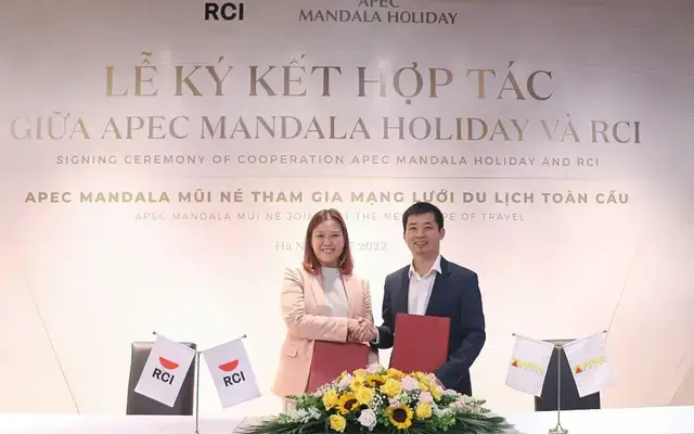 Apec Mandala Mũi Né gia nhập tổ chức trao đổi kỳ nghỉ RCI