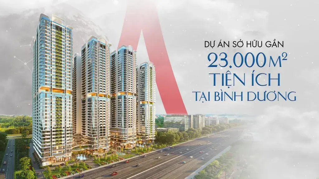dự án căn hộ cao cấp sở hữu gần 23.000 m2 tiện ích tại bình dương