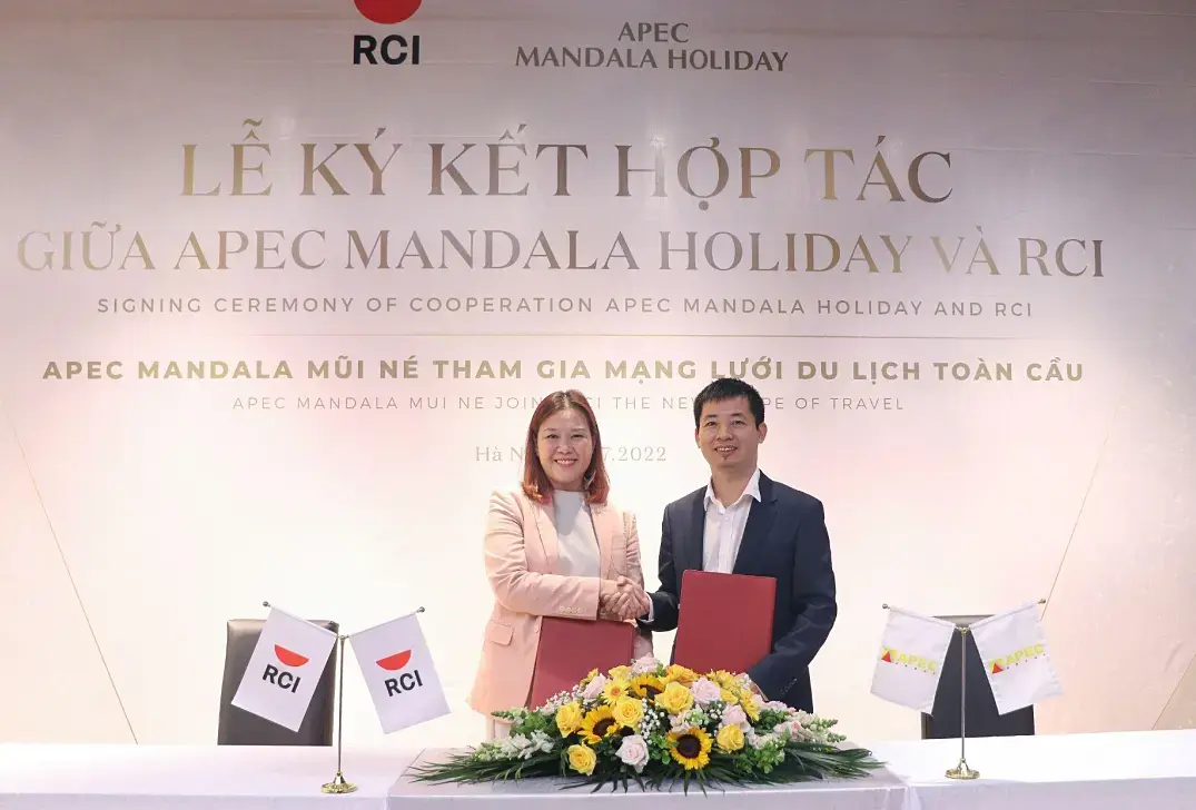 apec mandala mũi né gia nhập tổ chức trao đổi kỳ nghỉ rci