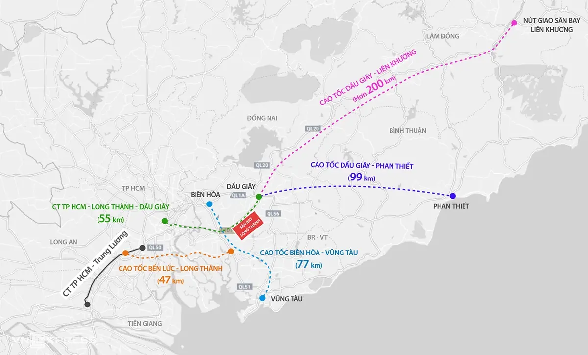 cao tốc dầu giây - phan thiết trước một tháng thông xe