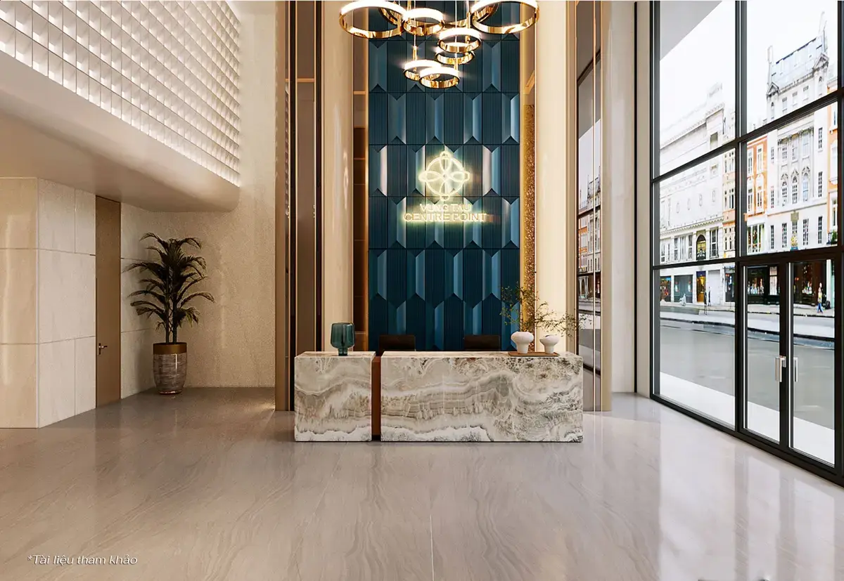 chiêm ngưỡng thiết kế sảnh đón đạt chuẩn 5 sao của vung tau centre point