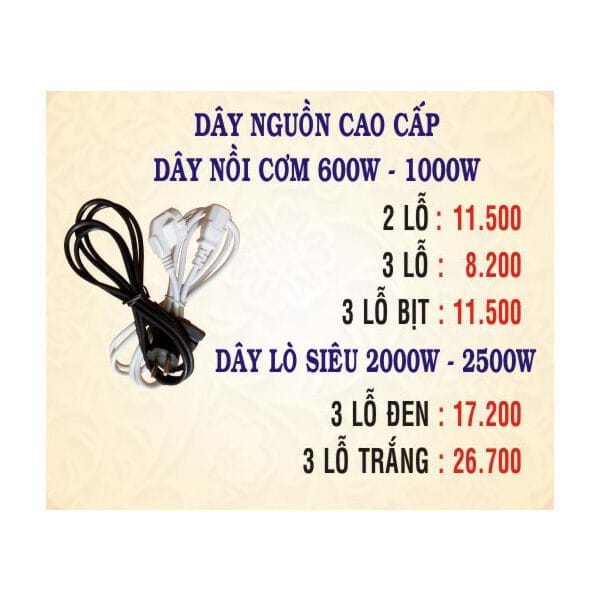 Dây nguồn cao cấp