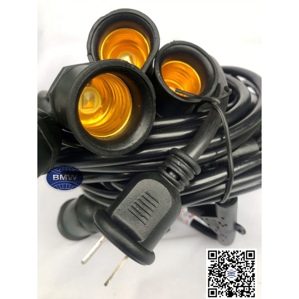 Đuôi dây trang trí E27 kín nước