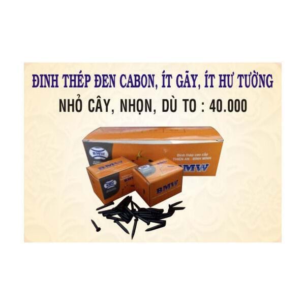 Đinh thép đen Cabon