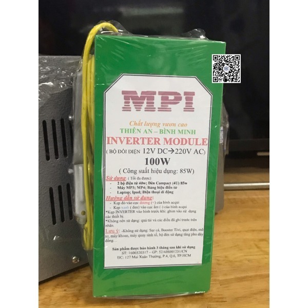 Invertor bình 12V,24V - 220V