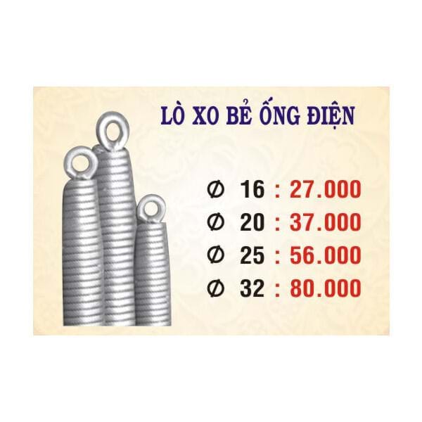 Lò xo bẻ ống điện