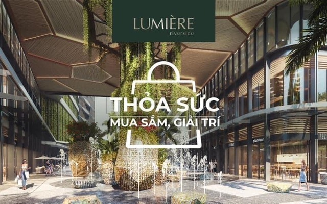 Mặt bằng Shophouse Dự Án Lumiere Riverside - Shophouse sở hữu lâu dài Quận 2