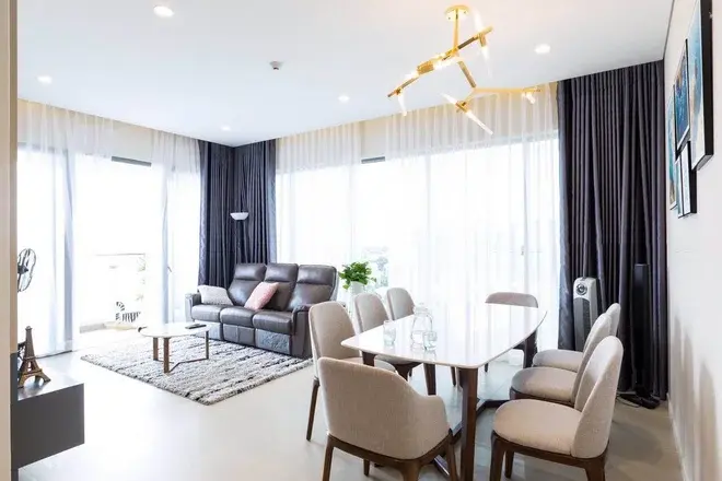 Cho thuê 3PN Đảo Kim cương Full nội thất đẹp, nhà đầy đủ tiện nghi Quận 2