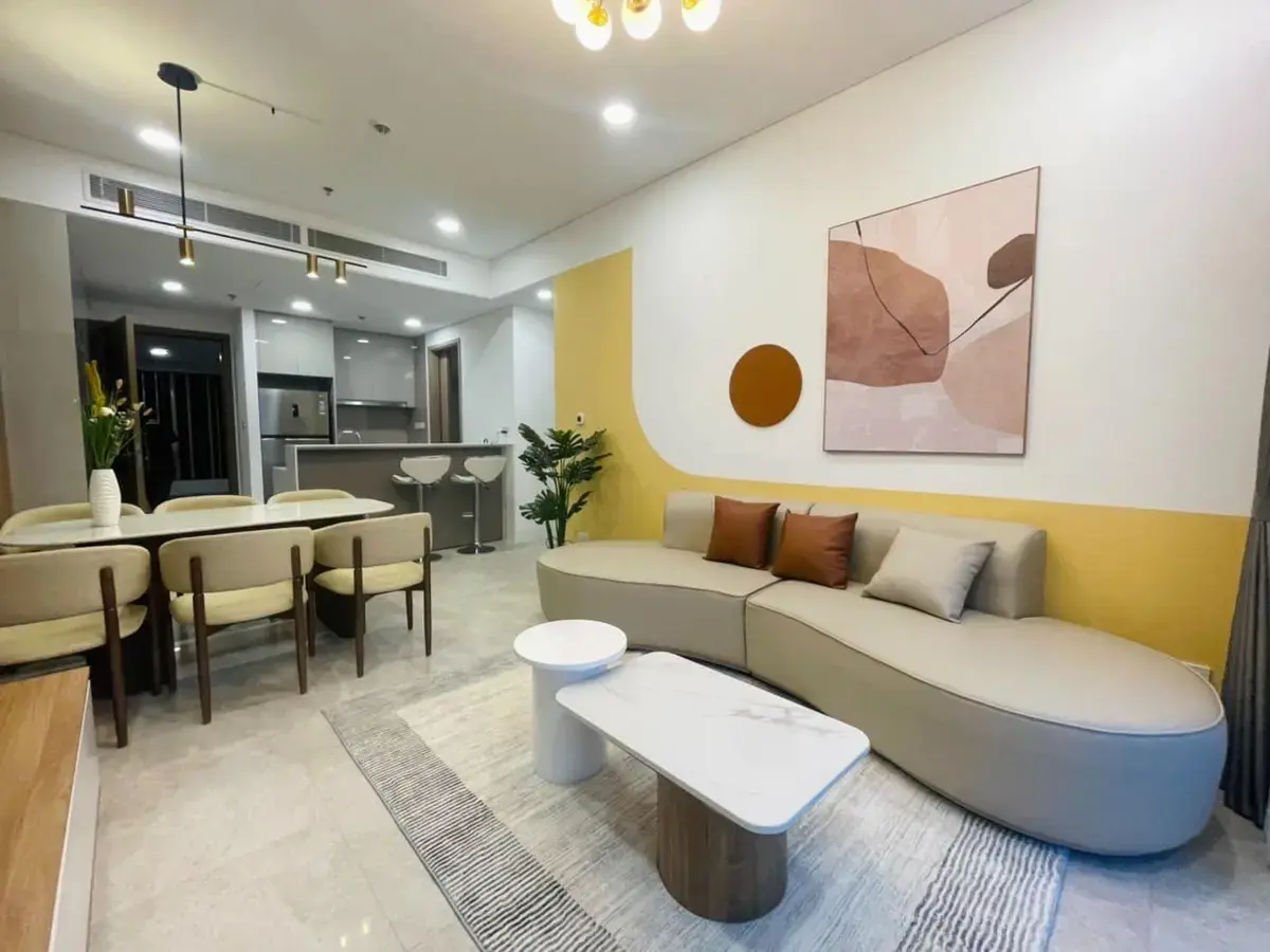 Cho thuê Căn Hộ 2PN Full nội thất mới, nhà đẹp The River Thủ Thiêm Quận 2