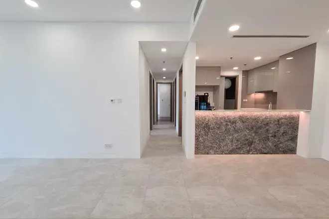 Cho thuê căn hộ 3PN 105m2 Nội Thất Cơ Bản The River Thủ Thiêm Quận 2