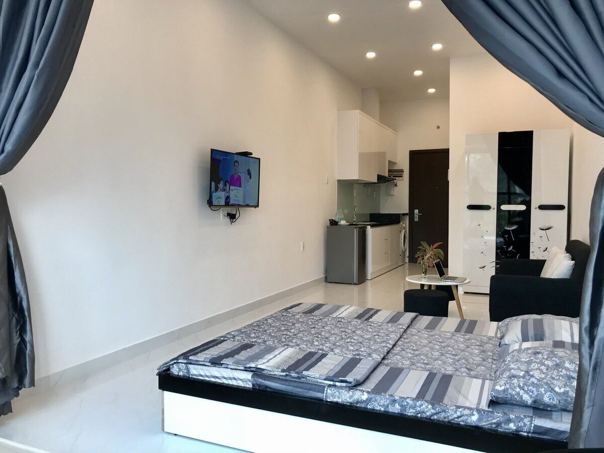 Mua bán studio 1pn giá 1,8 tỷ đầy đủ nội thất 35m2 tháp trung tâm