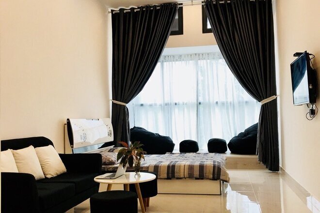 Mua bán studio 1pn giá 1,8 tỷ đầy đủ nội thất 35m2 tháp trung tâm