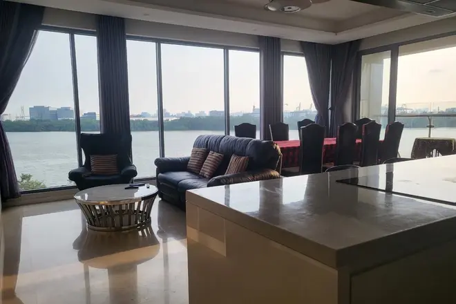 Cho thuê căn hộ 4PN Đảo Kim Cương 170m2 Full nội thất View trọn Sông Sài Gòn