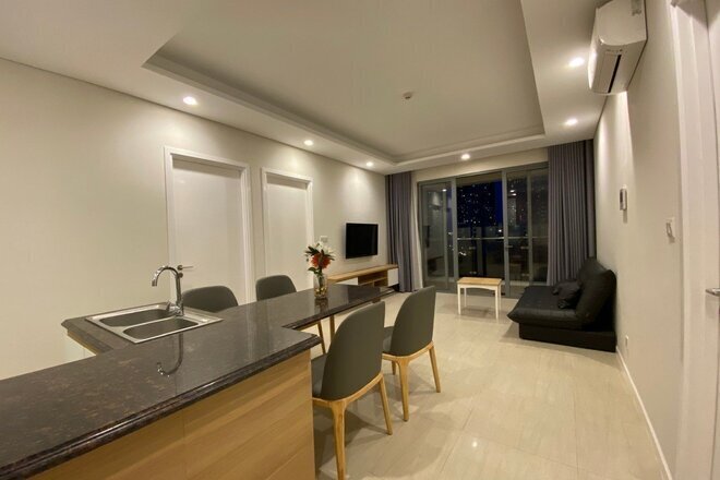 Cho thuê căn hộ cao cấp 2pn Đảo Kim Cương 21 triệu nội thất full 72m2