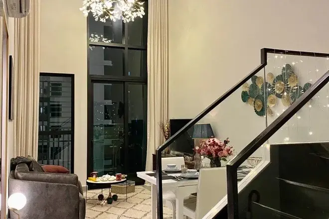 Chuyển nhượng căn hộ 2pn giá 8,5 tỷ thiết kế Duplex nhà đẹp Feliz En Vista